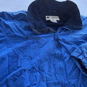 Vintage Columbia Sportswear Fleece Lined Jacket Mens Large Made in Taiwan